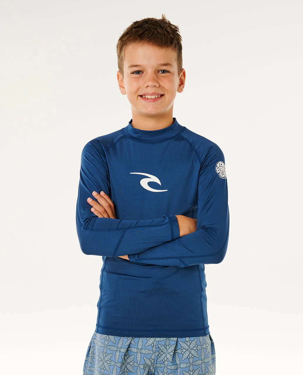 Waves UPF Long Sleeve Rash Vest - Kids