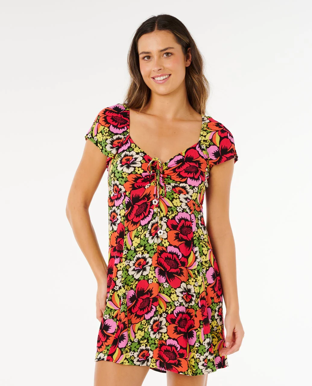 Farm Rio Blooming Mini Dress