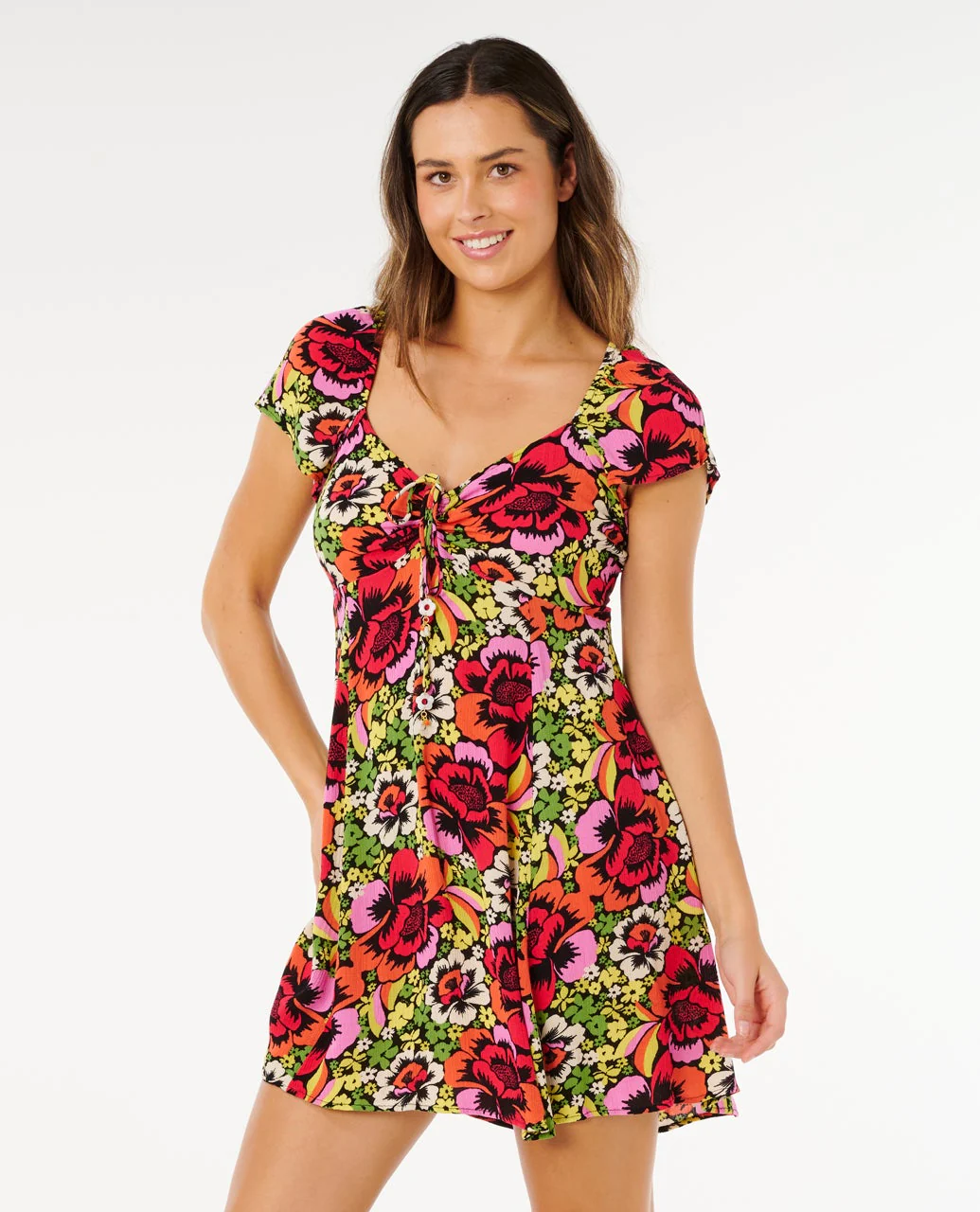 Farm Rio Blooming Mini Dress