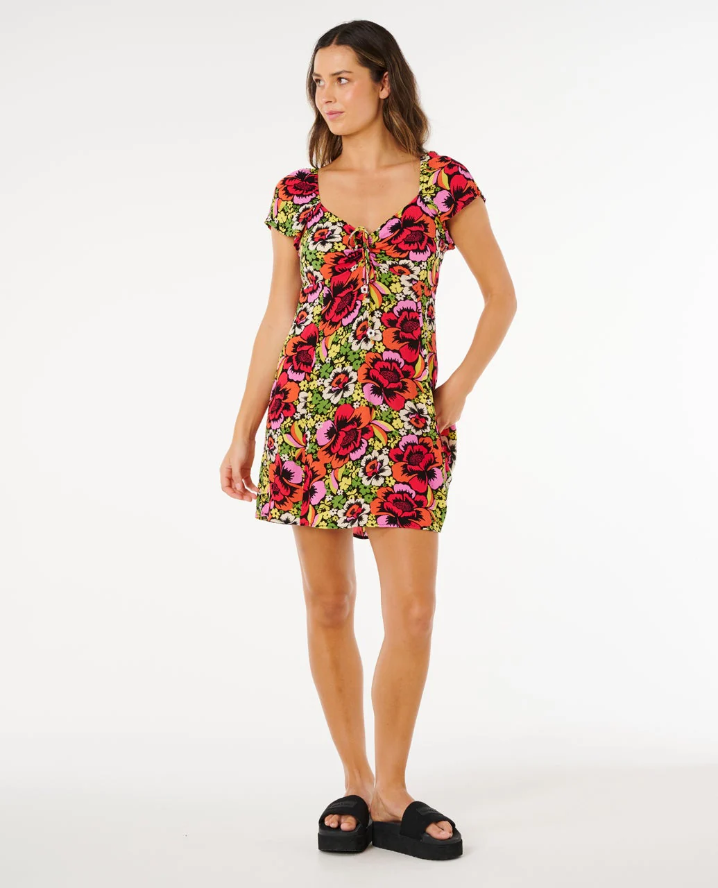 Farm Rio Blooming Mini Dress