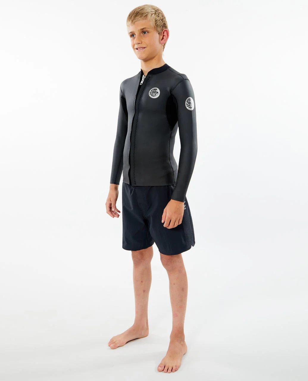 Dawn Patrol Long Sleeve Front Zip Jacket - Kids