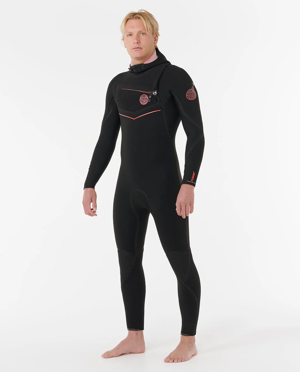 F-Bomb Fusion 5/4 Chest Zip With Hood Fullsuit Wetsuit