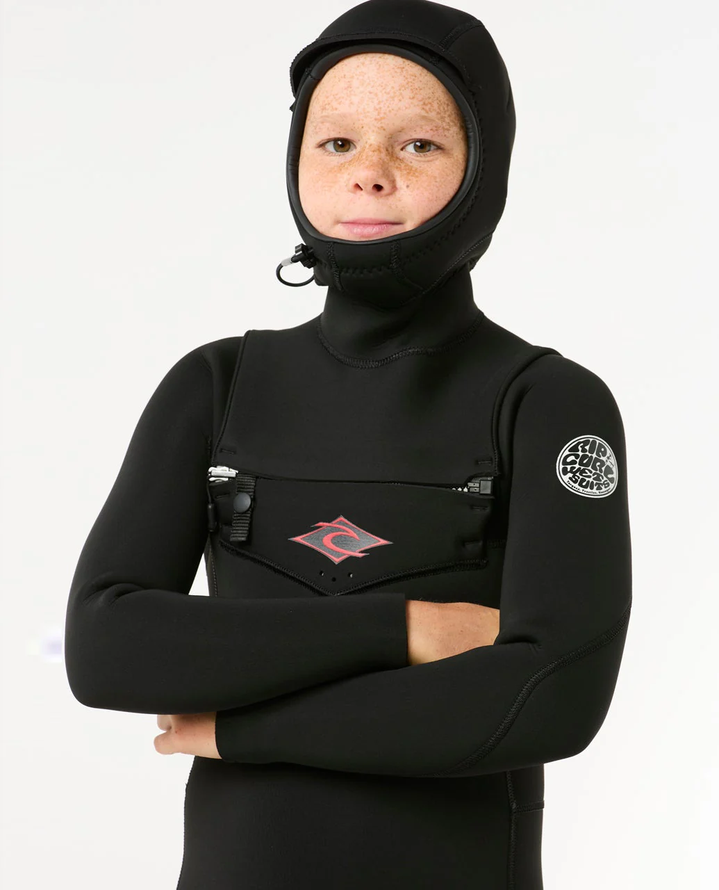 Dawn Patrol 5/4 Chest Zip Hooded Fullsuit Wetsuit