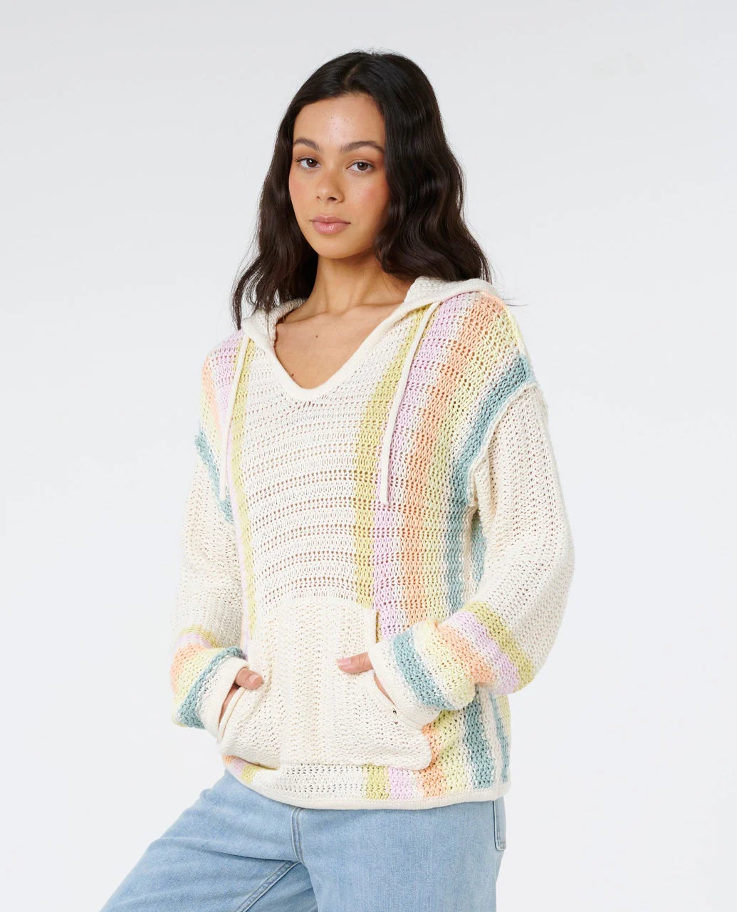 Revival Stripe Poncho