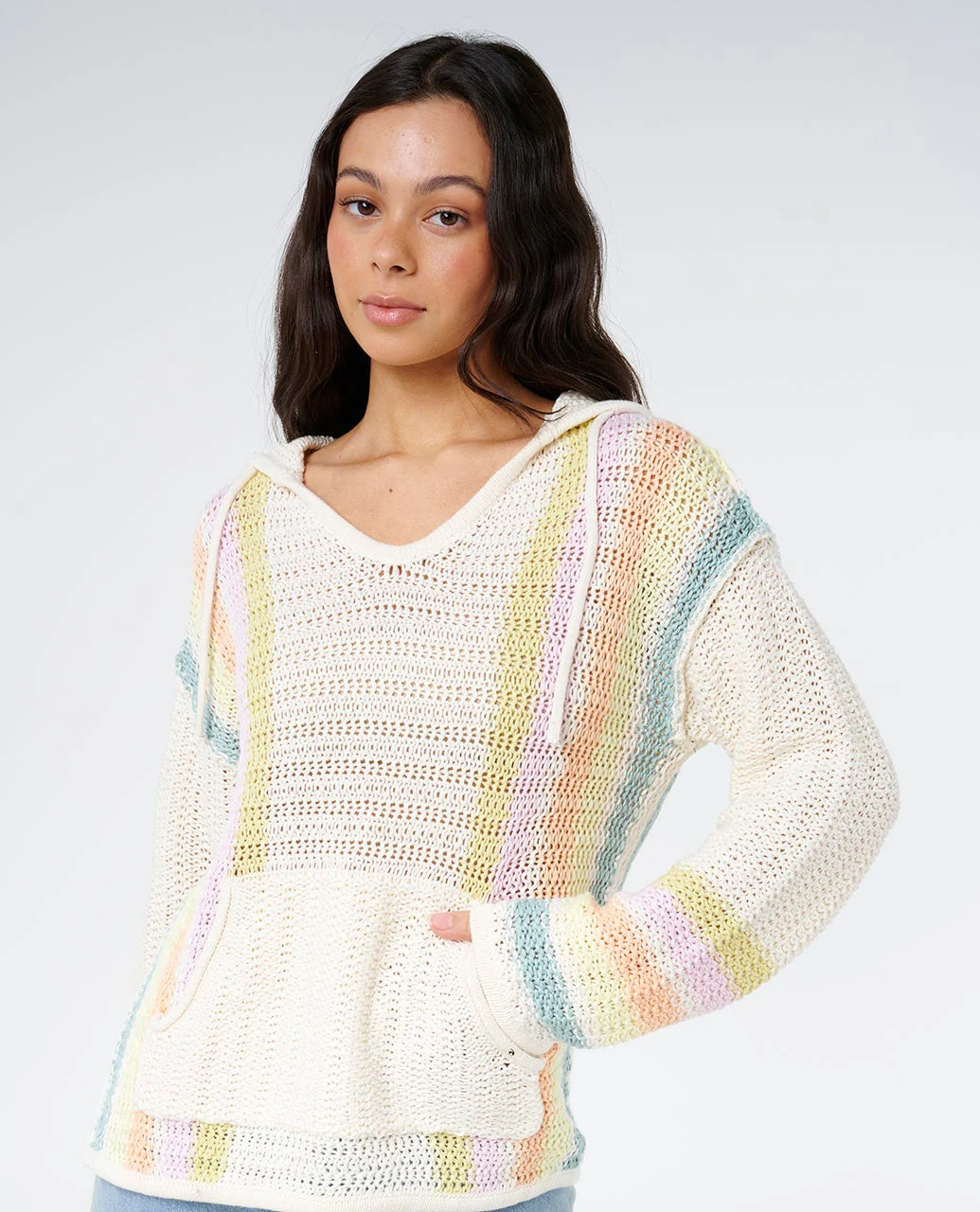 Revival Stripe Poncho