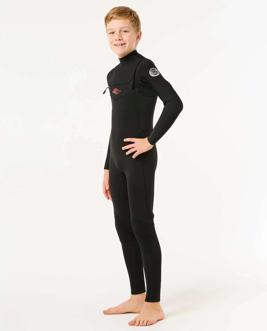 Kids Dawn Patrol 4/3 Chest Zip Steamer