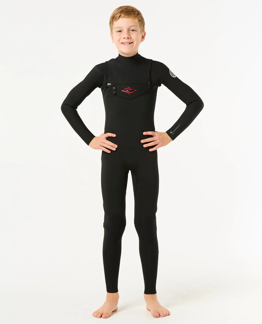 Kids Dawn Patrol 4/3 Chest Zip Steamer