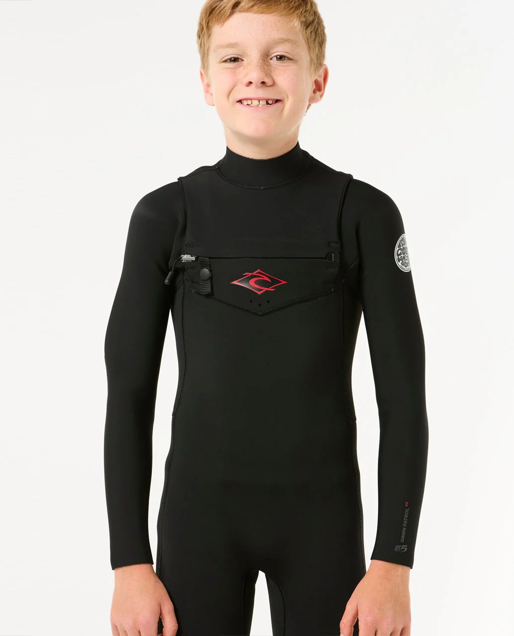 Kids Dawn Patrol 4/3 Chest Zip Steamer