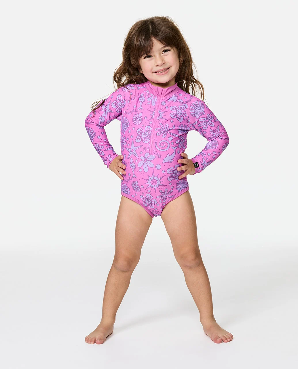 Sunshine Club Long Sleeve Surfsuit- Kids