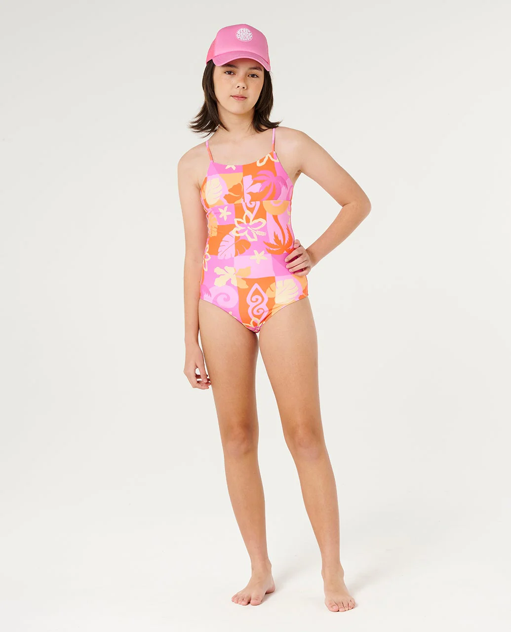 8489-tropical-dawn-one-piece-swimsuit-kids-4.webp Tropical Dawn One Piece Swimsuit - Kids