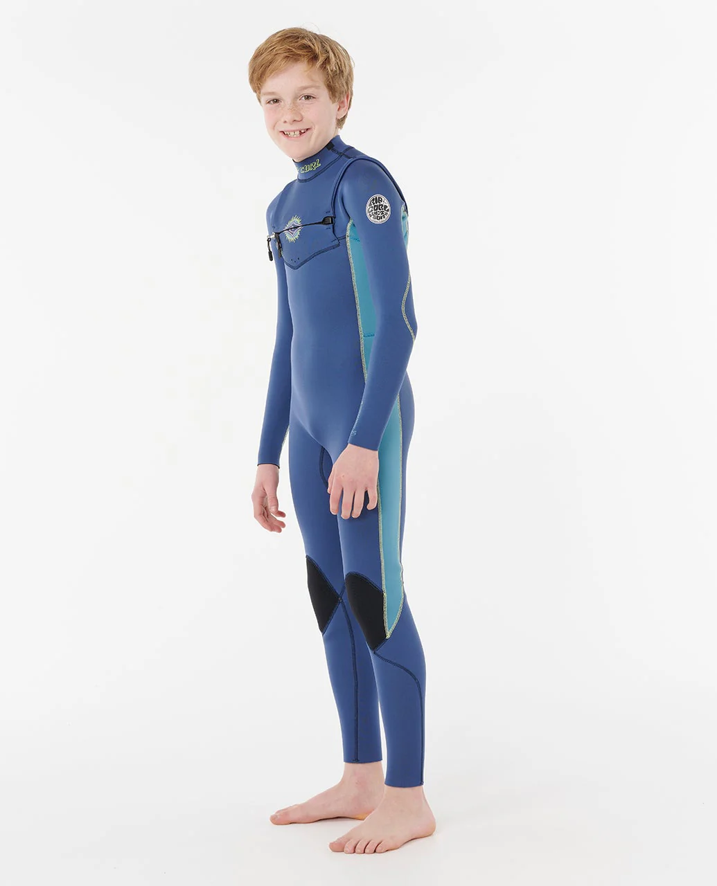 Kids Dawn Patrol 4/3 Chest Zip Steamer