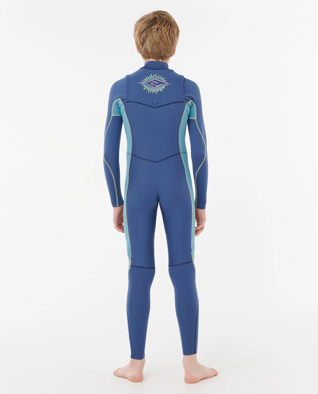 Kids Dawn Patrol 4/3 Chest Zip Steamer