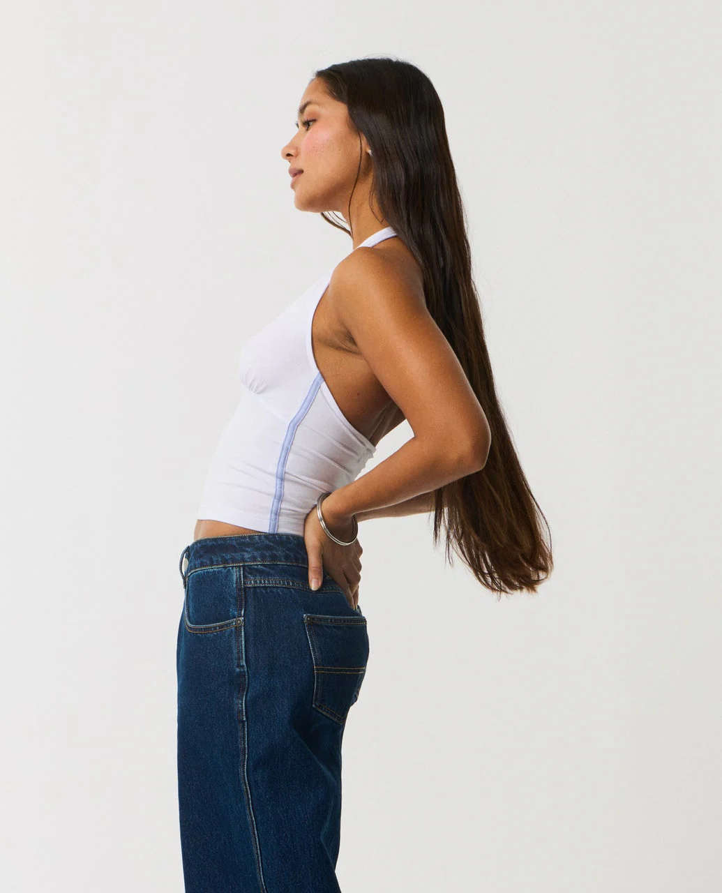 Archive Script Jersey Halter