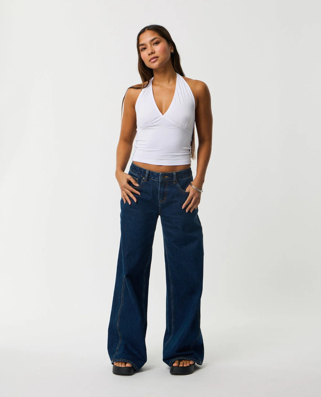 Archive Script Jersey Halter