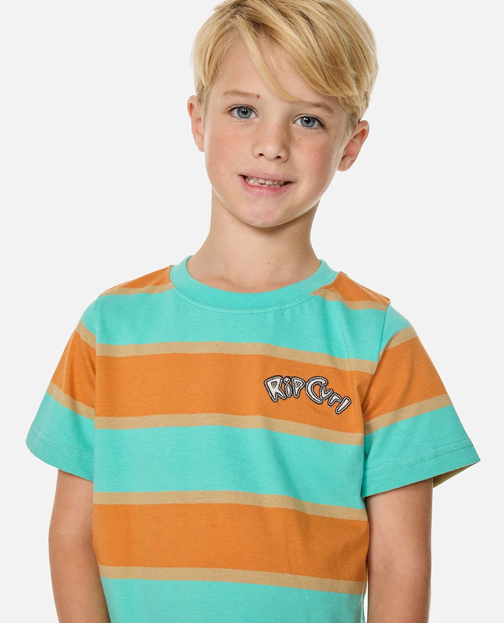 Ride The Wave Stripe Tee - Kids