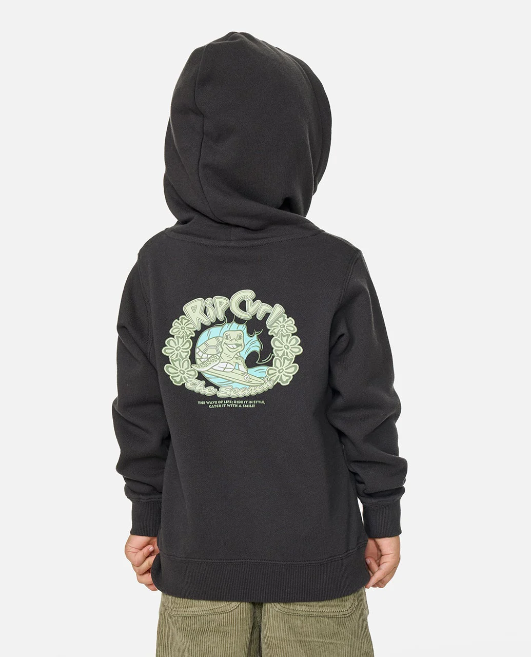 Ride The Wave Art Hood - Kids