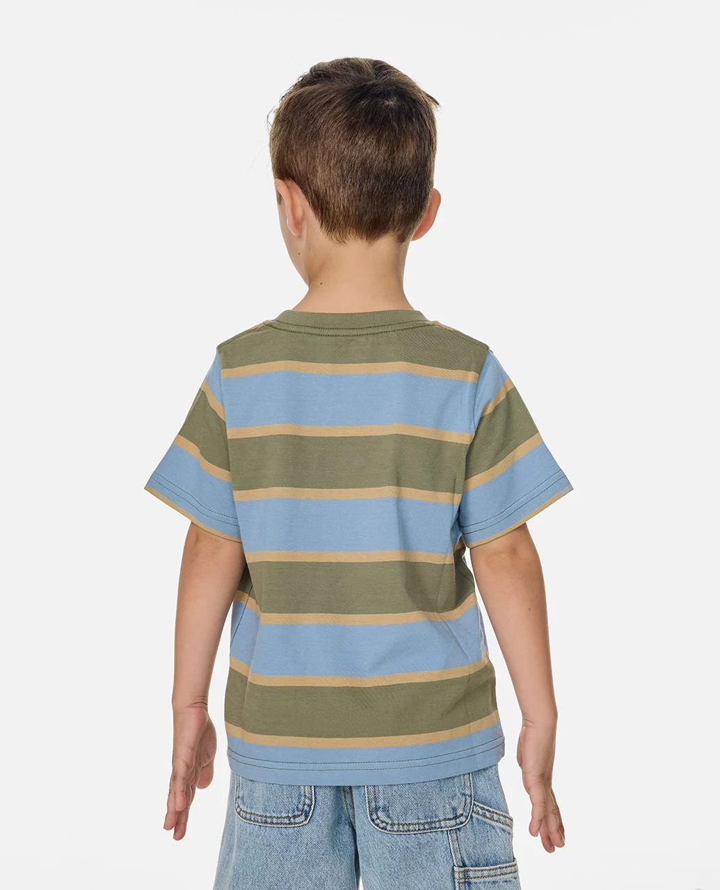 Ride The Wave Stripe Tee - Kids