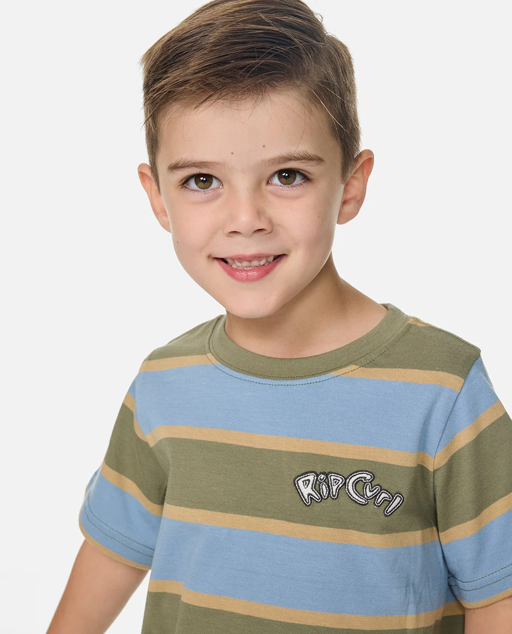 Ride The Wave Stripe Tee - Kids