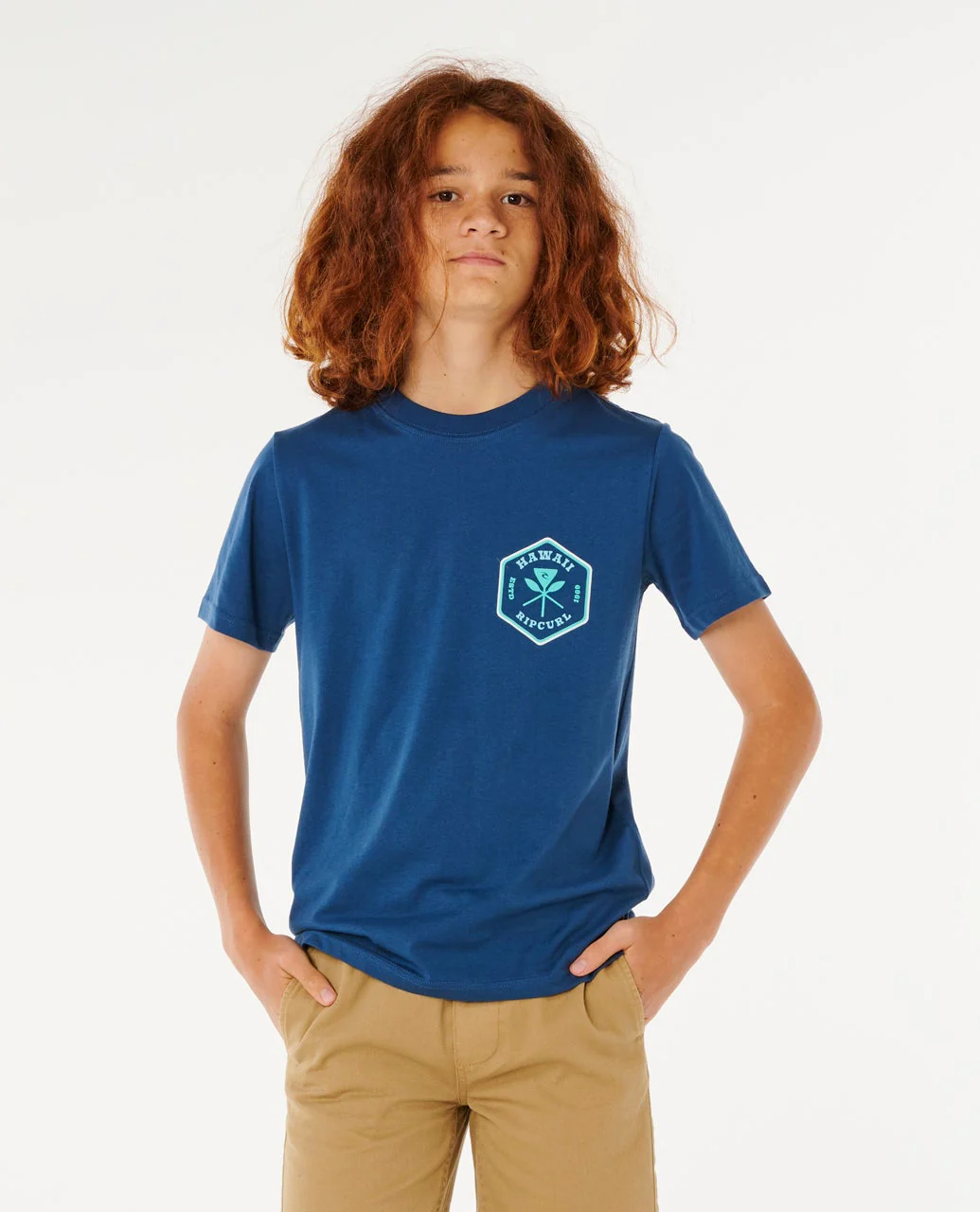 9450-hawaii-badge-tee-kids-1.webp Hawaii Badge Tee - Kids