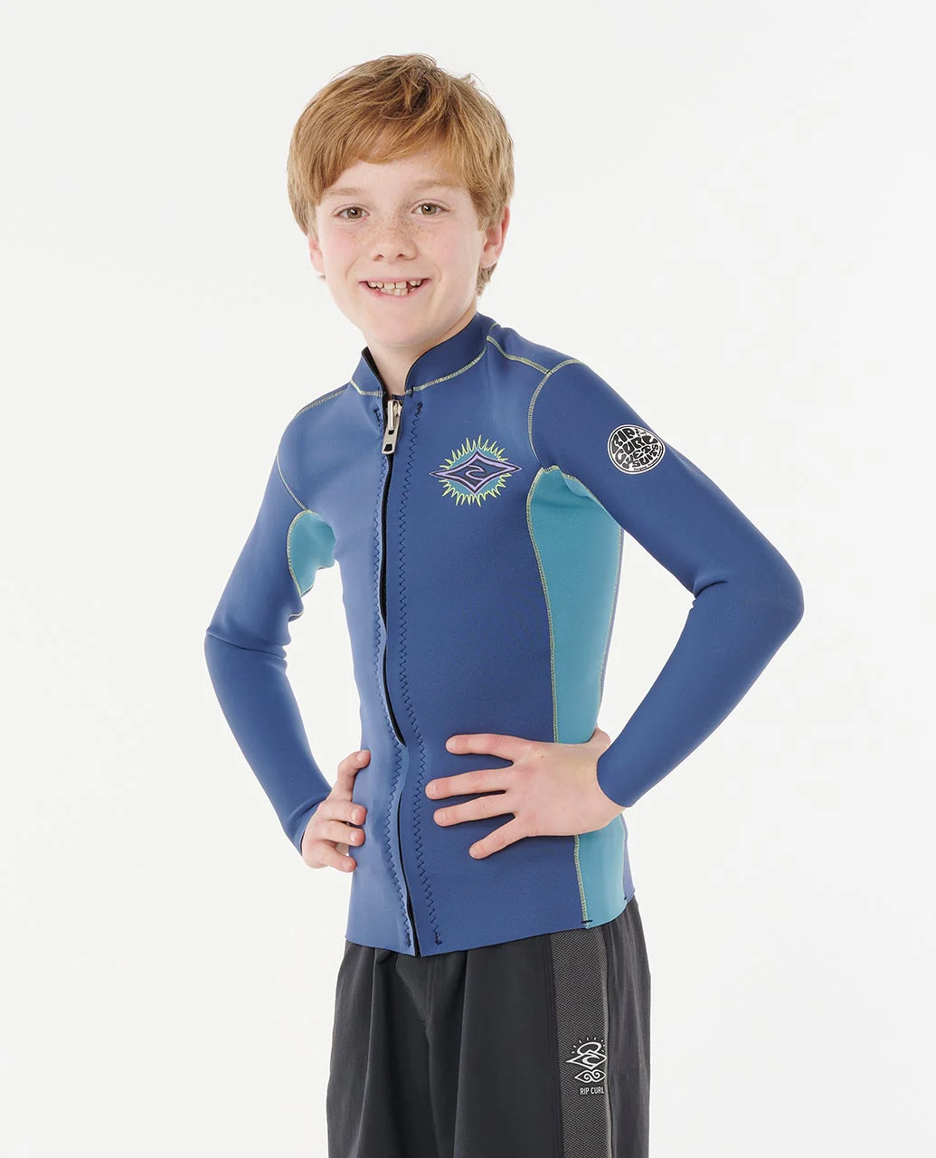 Kids Dawn Patrol Front Zip Surf Jacket