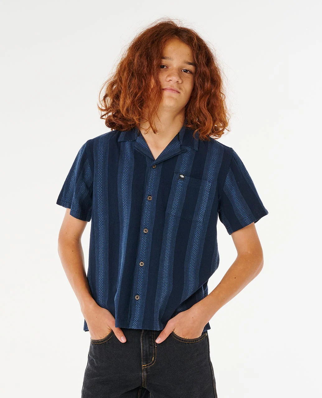 Surf Weaver Short Sleeve Shirt - Kids