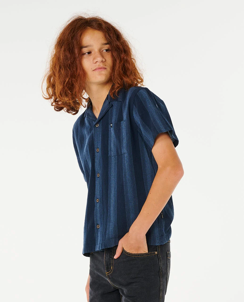 Surf Weaver Short Sleeve Shirt - Kids