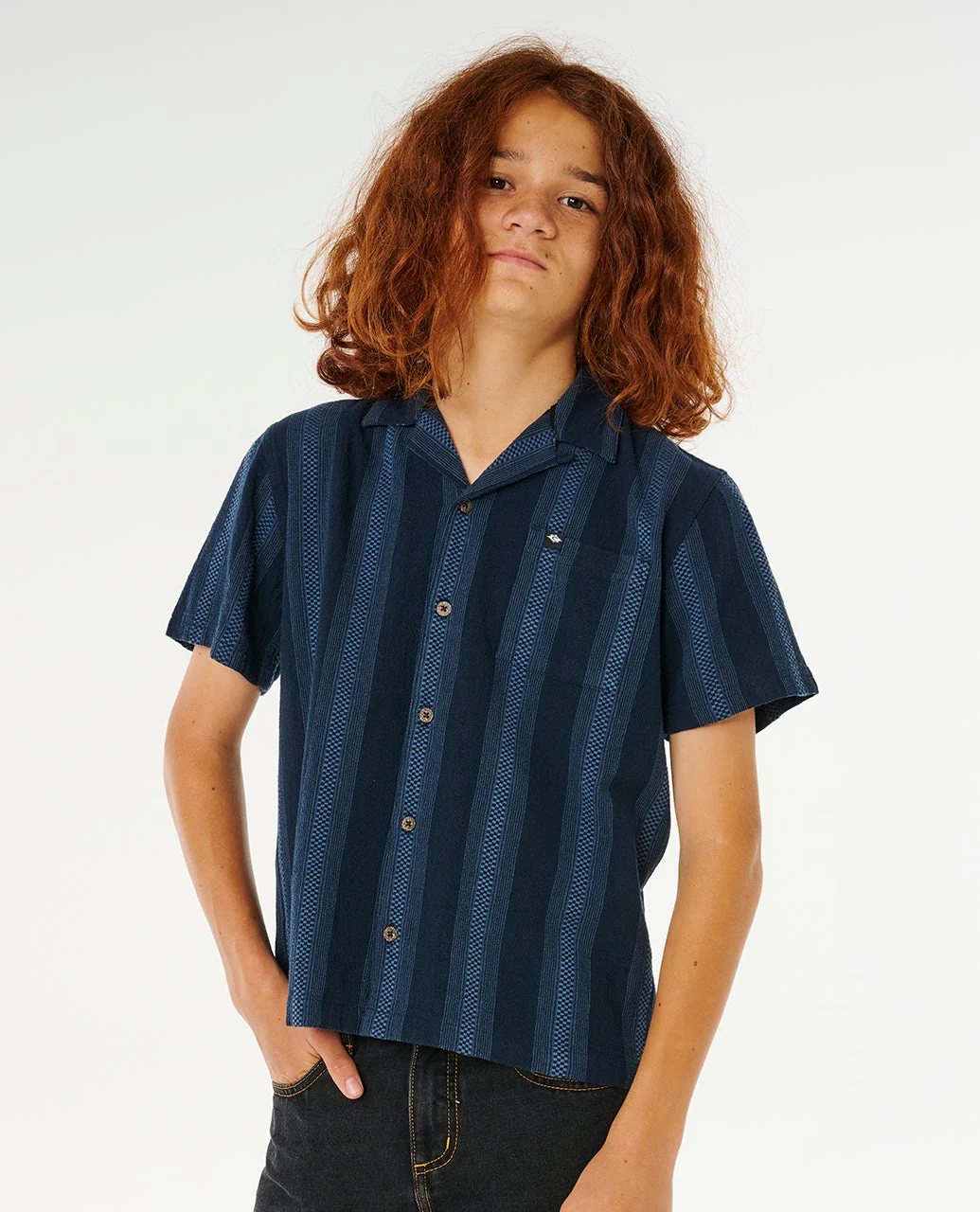 Surf Weaver Short Sleeve Shirt - Kids