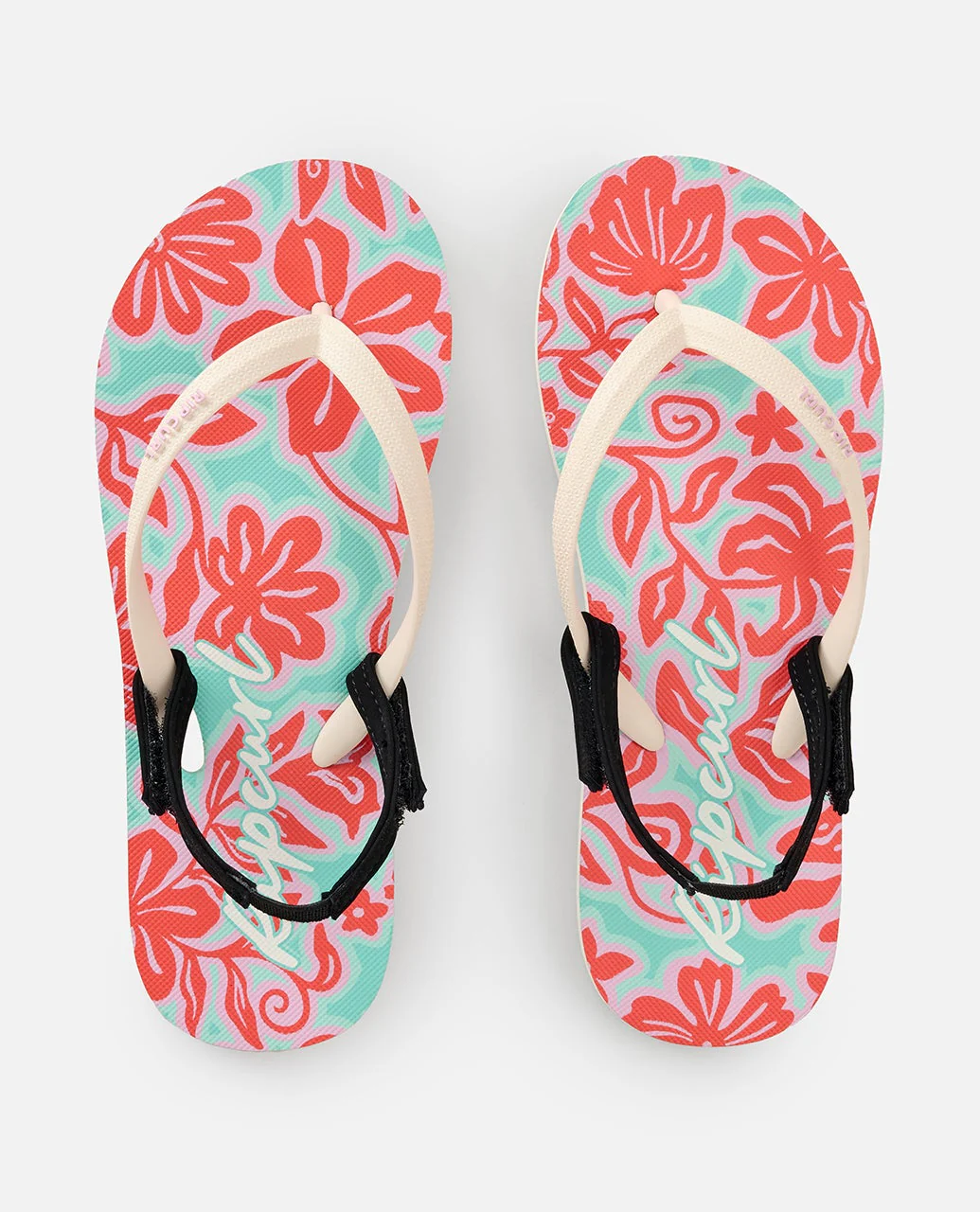 Mixed Bloom Open Toe Sandal - Girls