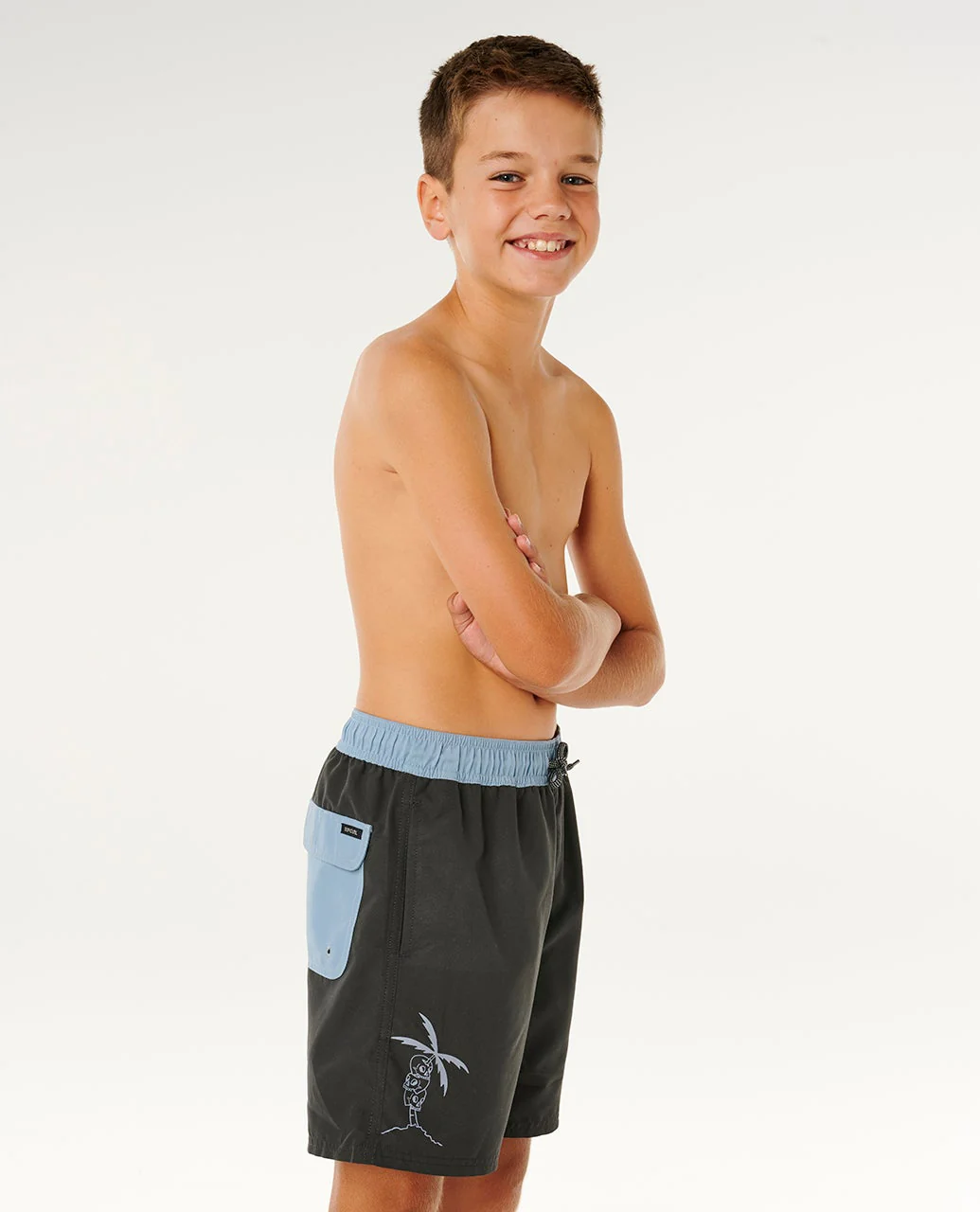 Eternal Shred Block Volley Boardshort - Kids