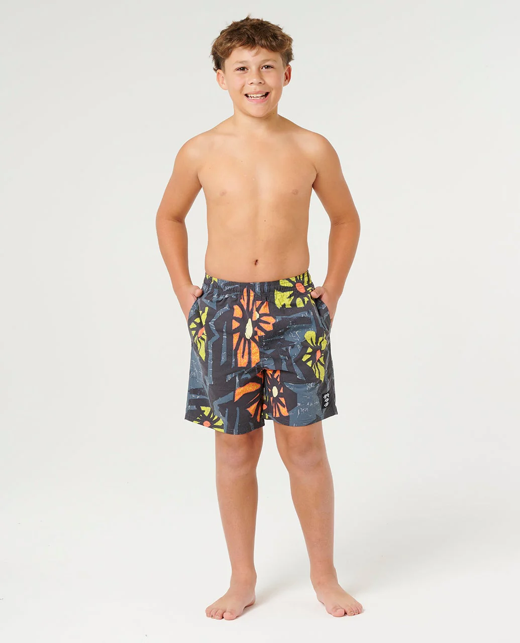 Liquid Trips Volley Boardshort - Kids