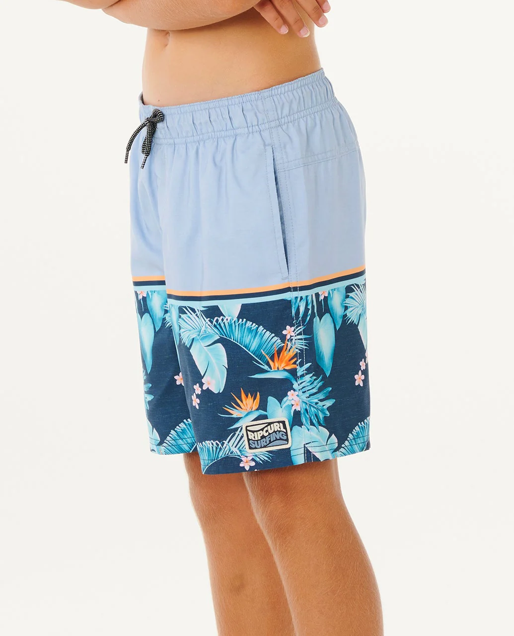 Streamline Stripe Volley Boardshort - Kids