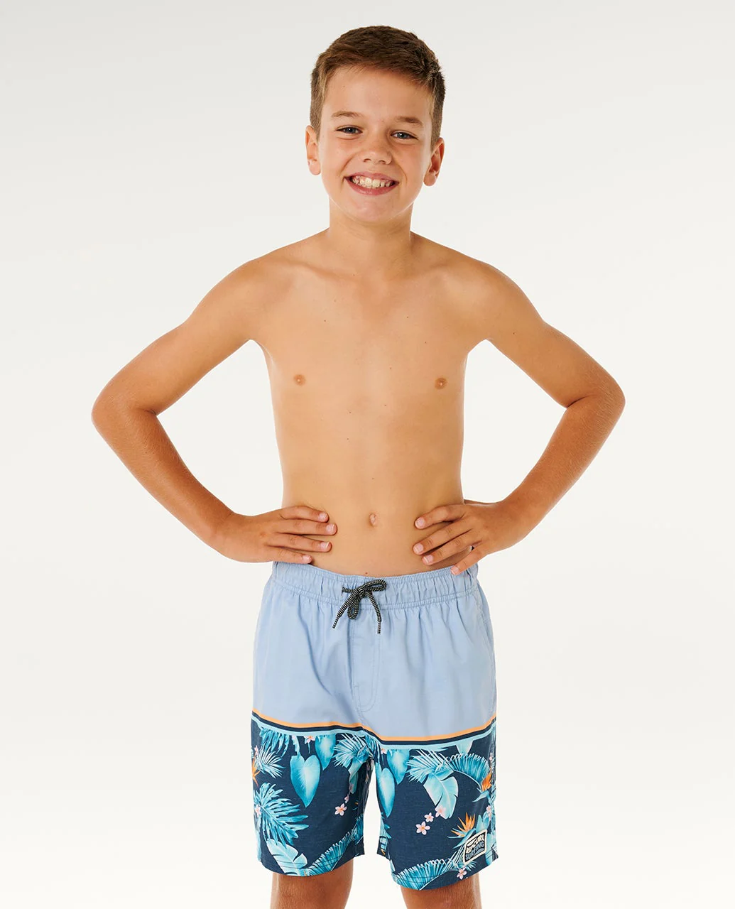 Streamline Stripe Volley Boardshort - Kids